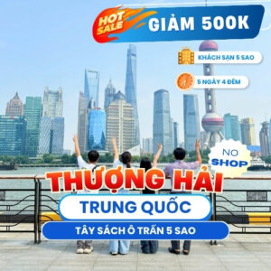 TRUNG QUỐC: THƯỢNG HẢI – TÂY SÁCH Ô TRẤN 5 SAO NOSHOP
